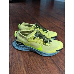 Nike Gore Tex Zoom Pegasus Trail 3 GTX beige off white black volt yellow sz 11.5